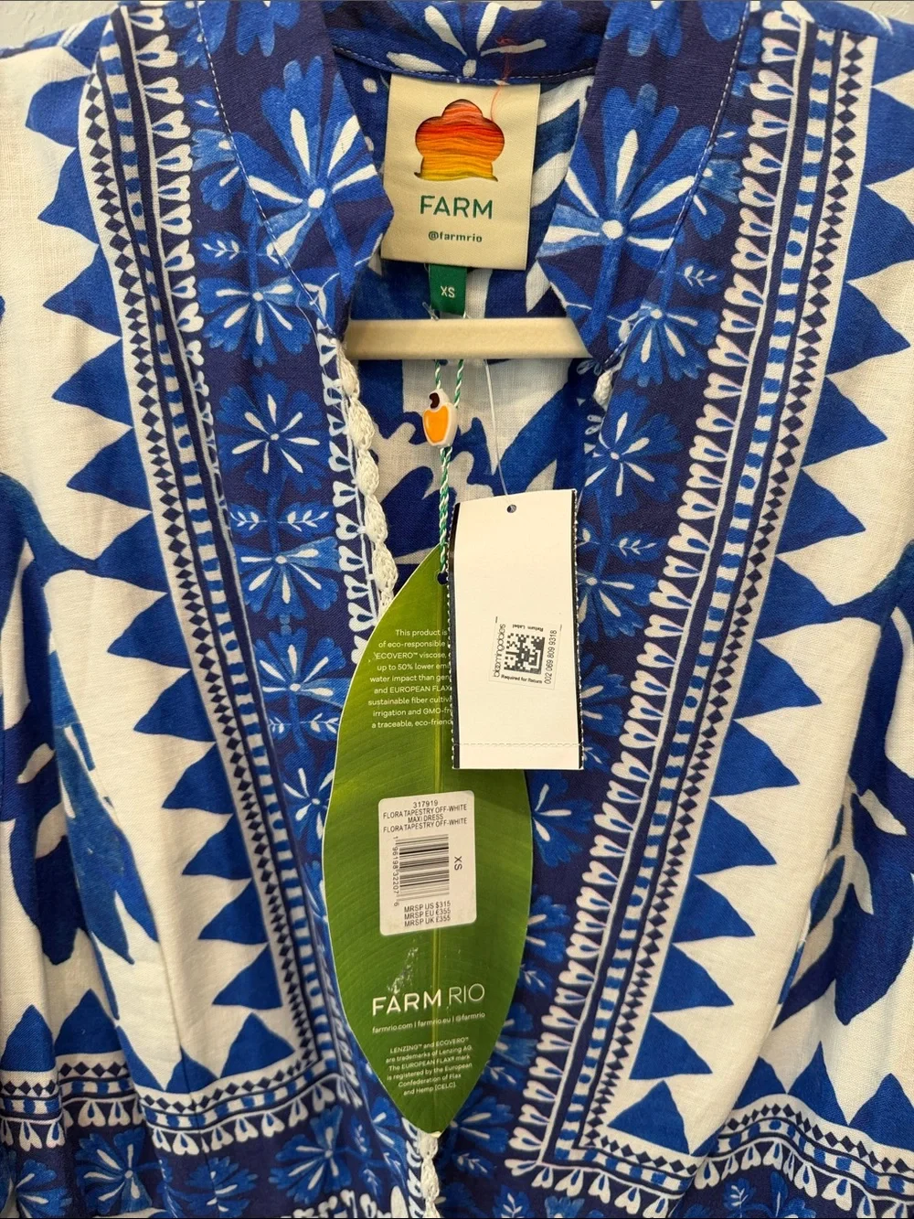 Farm Rio Tapestry Linen Maxi Dress - Picture 6 of 9